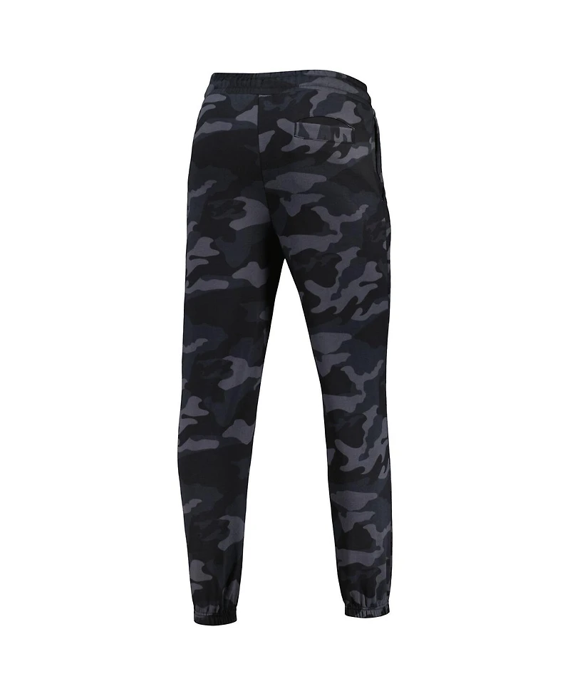 Men's New Era Black, Camo Brooklyn Nets Tonal Joggers