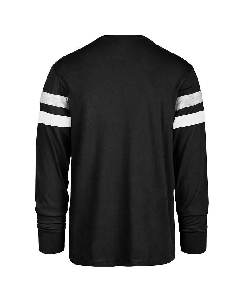 Men's '47 Brand Black Chicago White Sox Irving Long Sleeve T-shirt