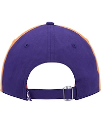 Men's New Era White, Purple Phoenix Suns Back Half 9TWENTY Adjustable Hat