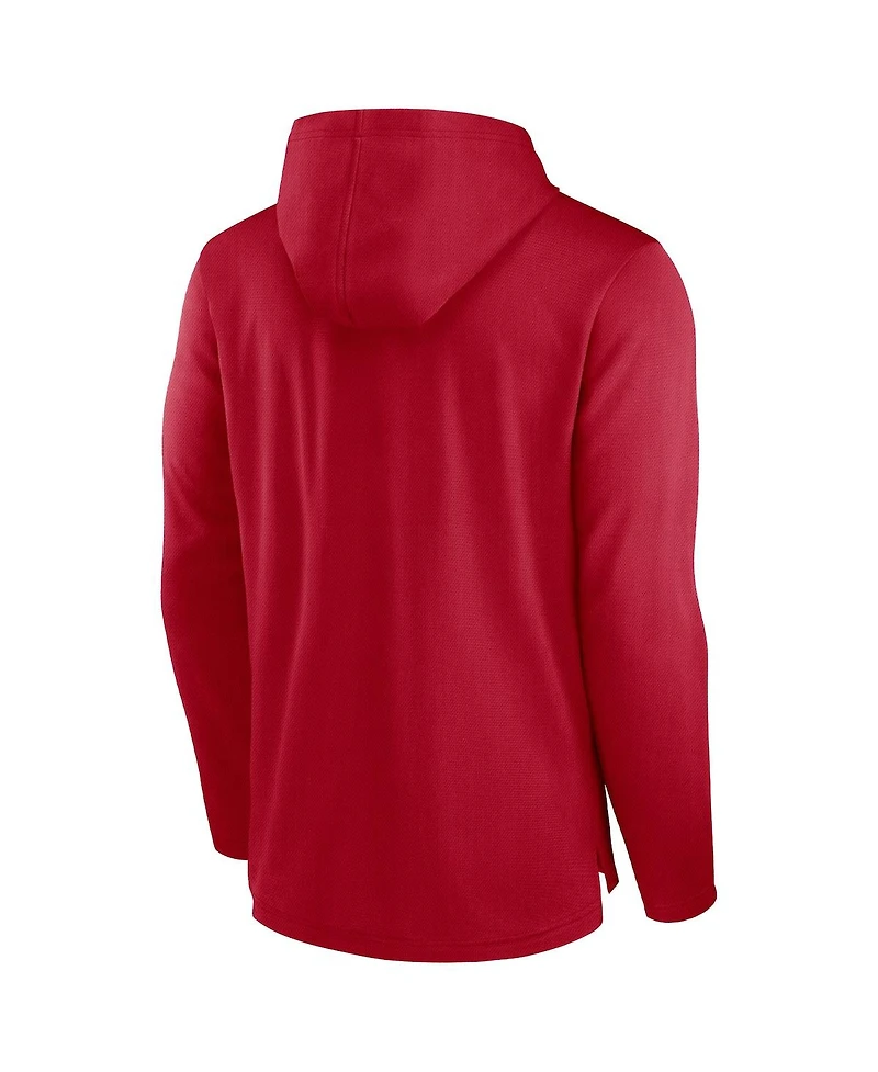 Men's Nike Red Tampa Bay Buccaneers Performance Team Pullover Hoodie