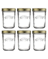 Kilner Wide Mouth Canning Jar 12 oz, Set of 6