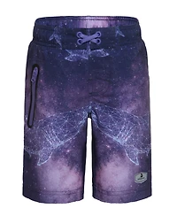 Rokka&Rolla Boys 4-Way Stretch Quick Dry Board Shorts Swim Trunks with Mesh Lining UPF50