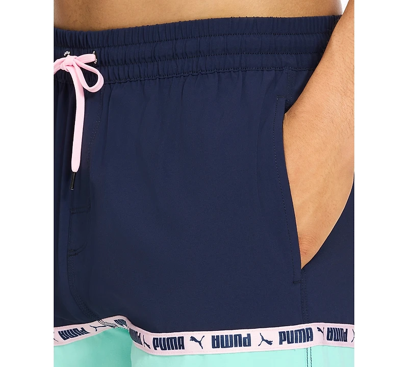 Puma Men's Colorblocked 9" Swim Trunks