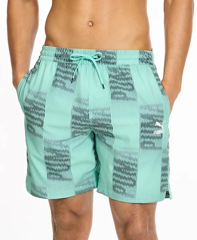 Puma Men's Printed 7" Swim Trunks