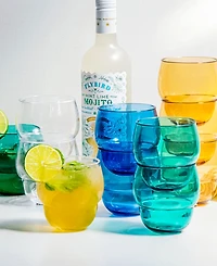 Abode Homewares Stacking Bubble Tumbler Cobalt Set of 6