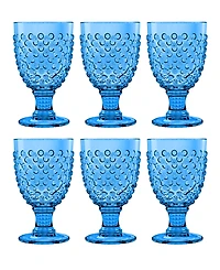 Abode Homewares Hobnail Goblet Set of 6
