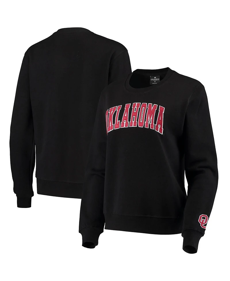 Colosseum Women's Oklahoma Sooners Campanile Pullover Sweatshirt