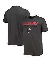 Men's '47 Brand Charcoal Atlanta Falcons Dark Ops Super Rival T-shirt