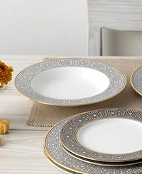 Noritake Infinity 4 Piece Soup Bowl Set 12 oz, Service for