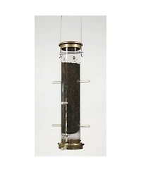 Aspects (ASP402) Quick-Clean Nyjer Tube Bird Feeder, Medium, Antique Brass