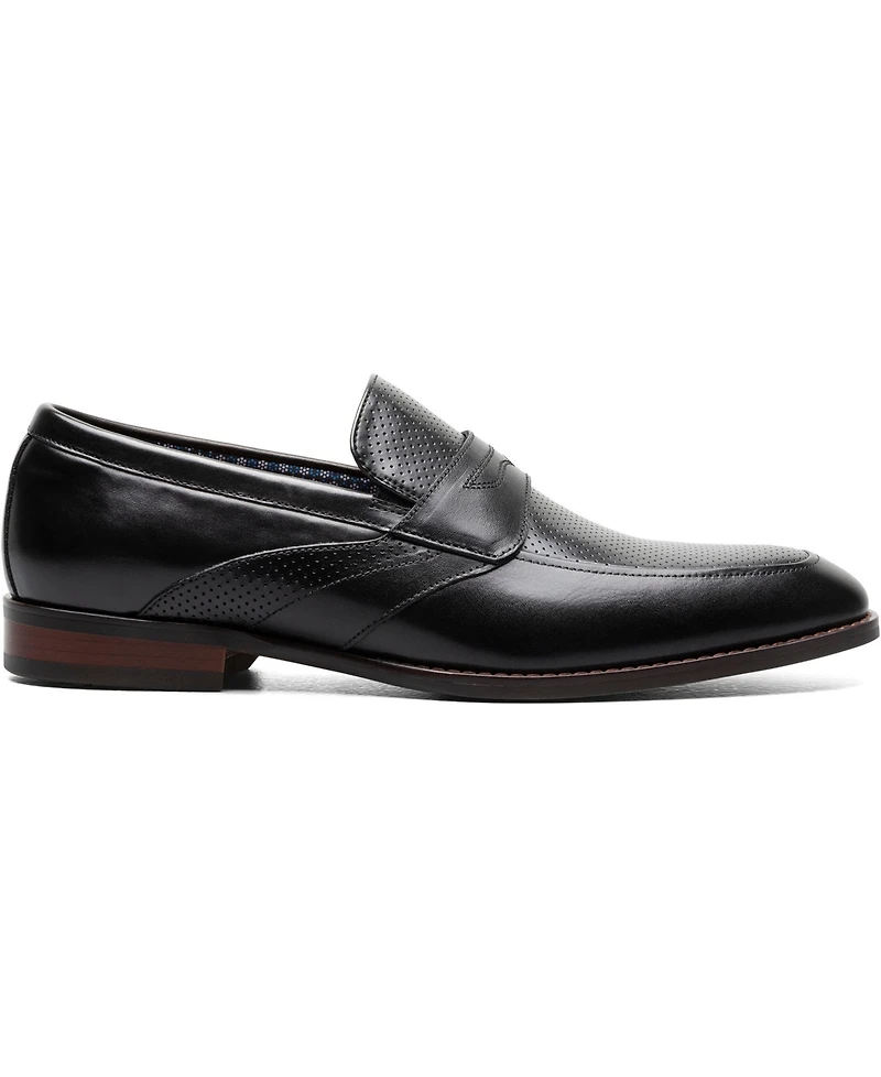 Stacy Adams Men's Karnes Moc Toe Slip-On Penny Loafer