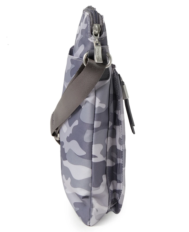 Baggallini Go Bagg Polyester Small Crossbody and Rfid Phone Wristlet