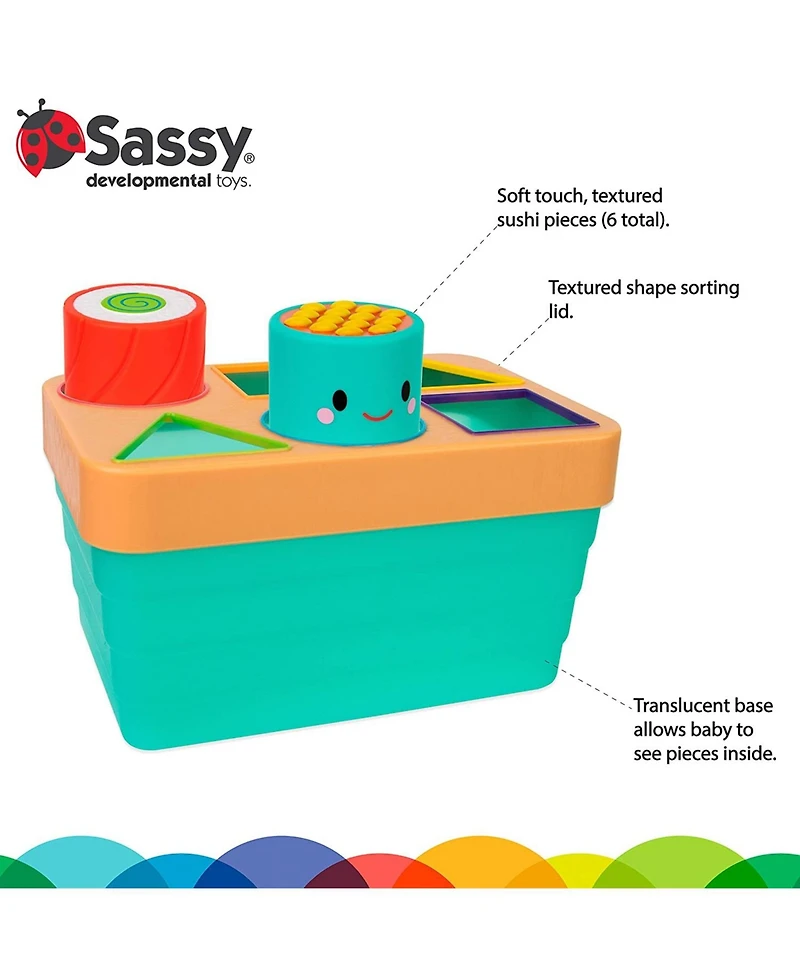 Sassy Sushi Sorter Stem learning toy, 6 Months plus