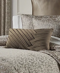 J Queen New York Cracked Ice Boudoir Decorative Pillow, 12" x 21"