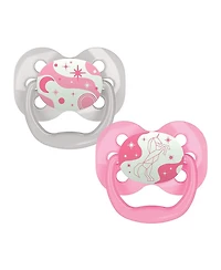 Dr. Browns Advantage Symmetrical Pacifier, Pink, 4 Pack