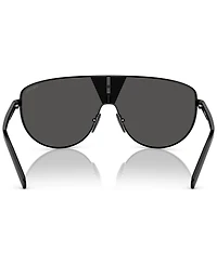 Prada Rectangular Men's Sunglasses, Pr 69ZS
