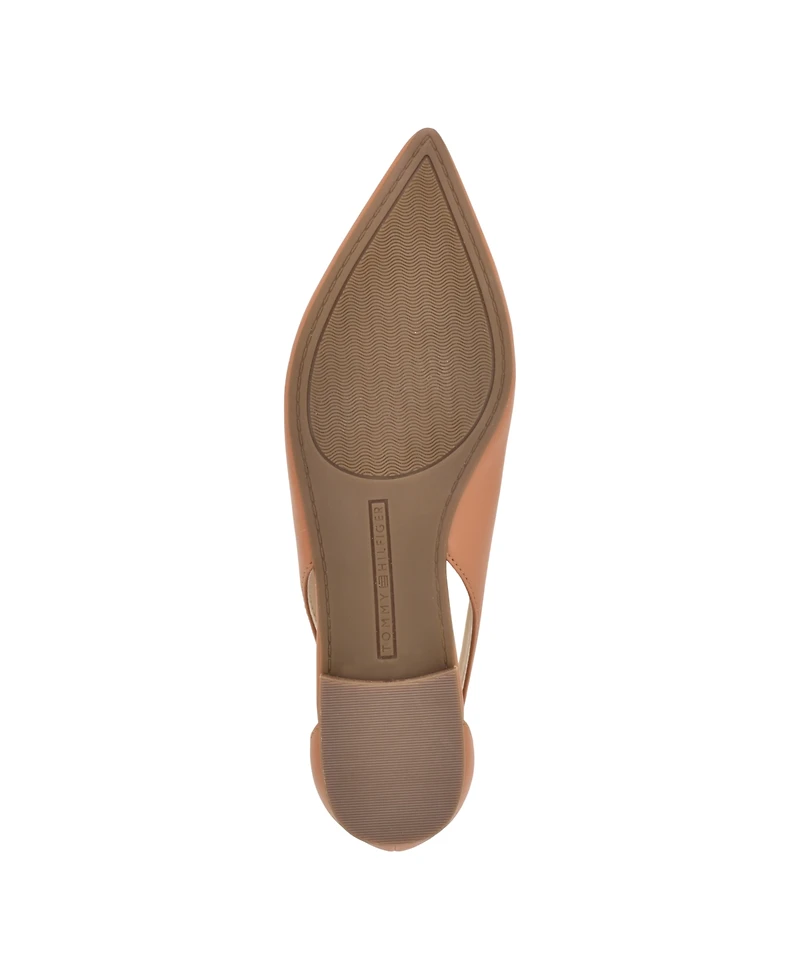 Tommy Hilfiger Women's Velahi Cutout Pointy Toe Flats