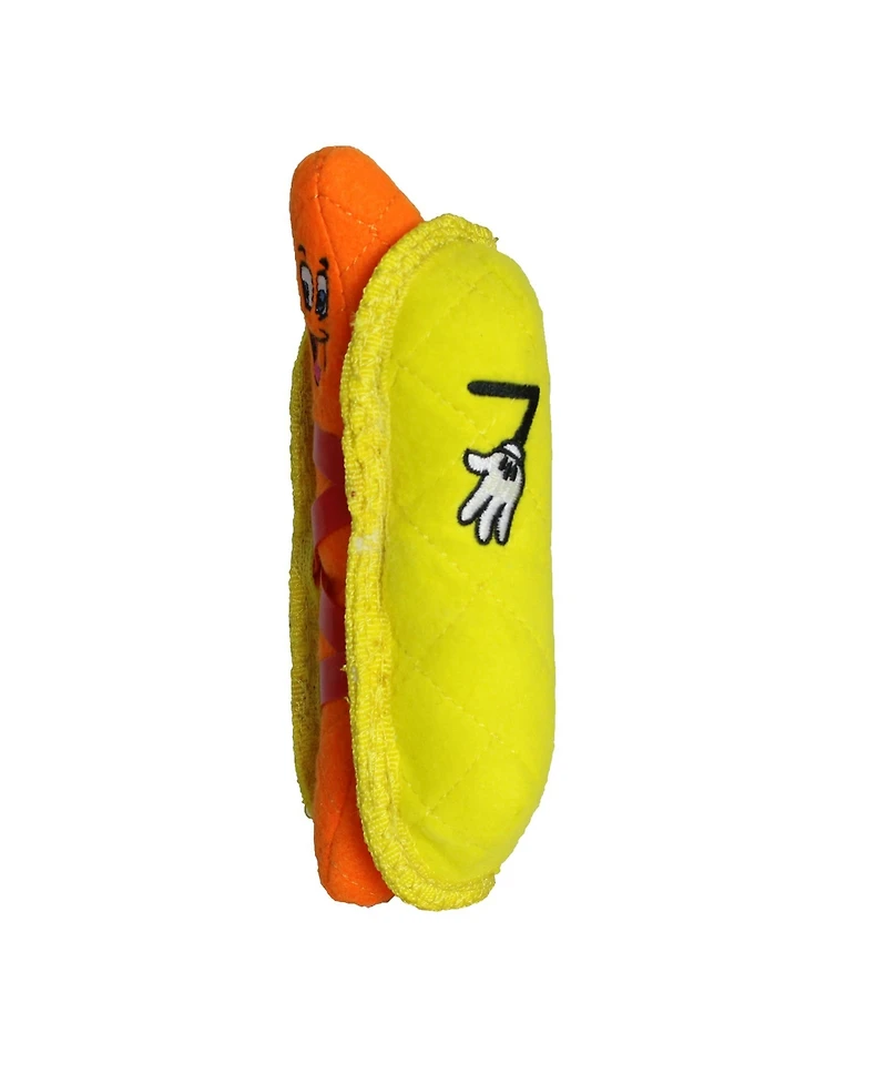 Tuffy Funny Food HotDog, 2-Pack Dog Toys
