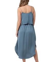 Ripe Maternity Maternity Nursing Slip Satin Dress