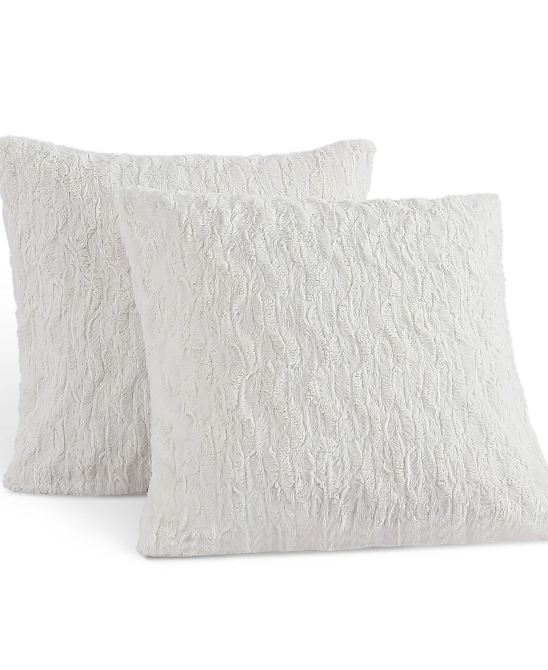 Karl Lagerfeld Paris Soft and Warm Heavenly Decorative Pillow Set, 26" x 26"