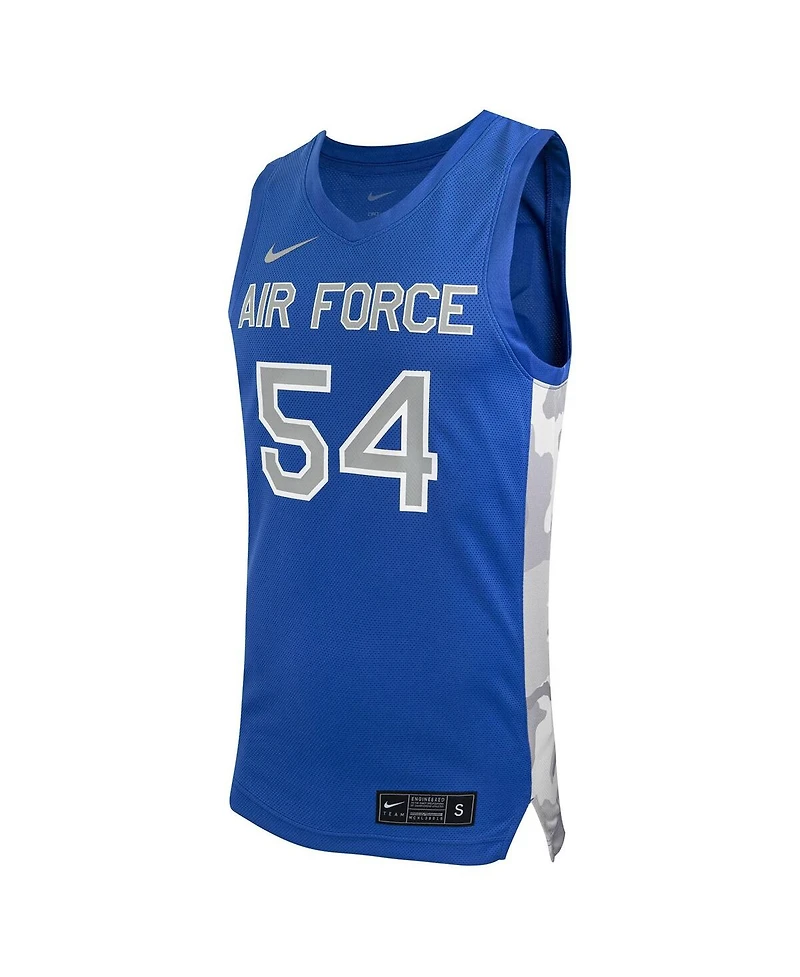 Men's Nike #54 Royal Air Force Falcons Replica Basketball Jersey
