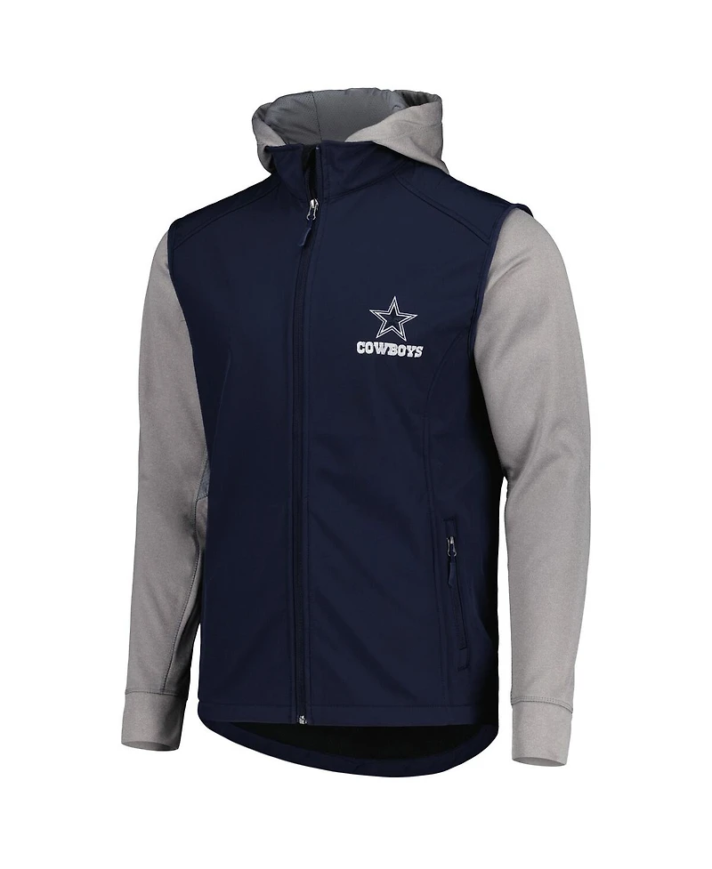 Men's Dunbrooke Navy Dallas Cowboys Alpha Full-Zip Jacket