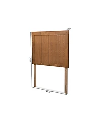 Baxton Studio Patwin Modern and Contemporary Transitional Twin Size Finished Wood Headboard