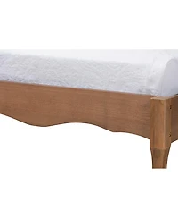 Baxton Studio Marieke Vintage French Inspired Twin Size Finished Wood Platform Bed Frame