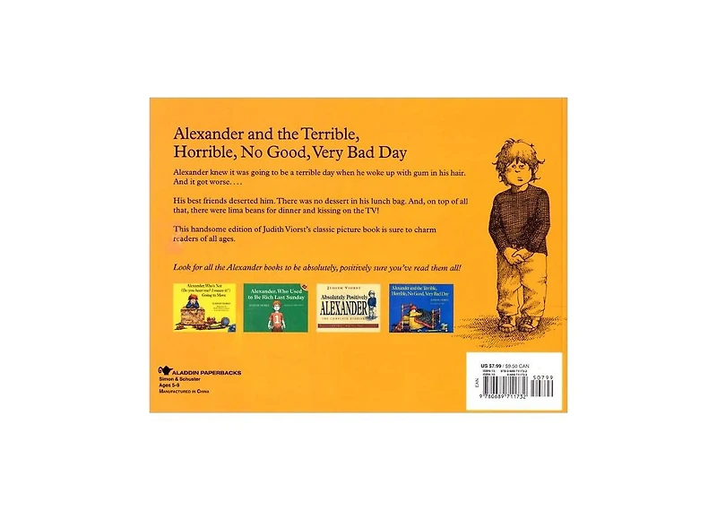 Alexander and the Terrible, Horrible, No Good, Very Bad Day by Judith Viorst