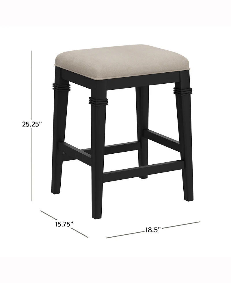 Hillsdale 25.25" Wood Arabella Backless Furniture Counter Height Stool