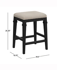 Hillsdale 25.25" Wood Arabella Backless Furniture Counter Height Stool