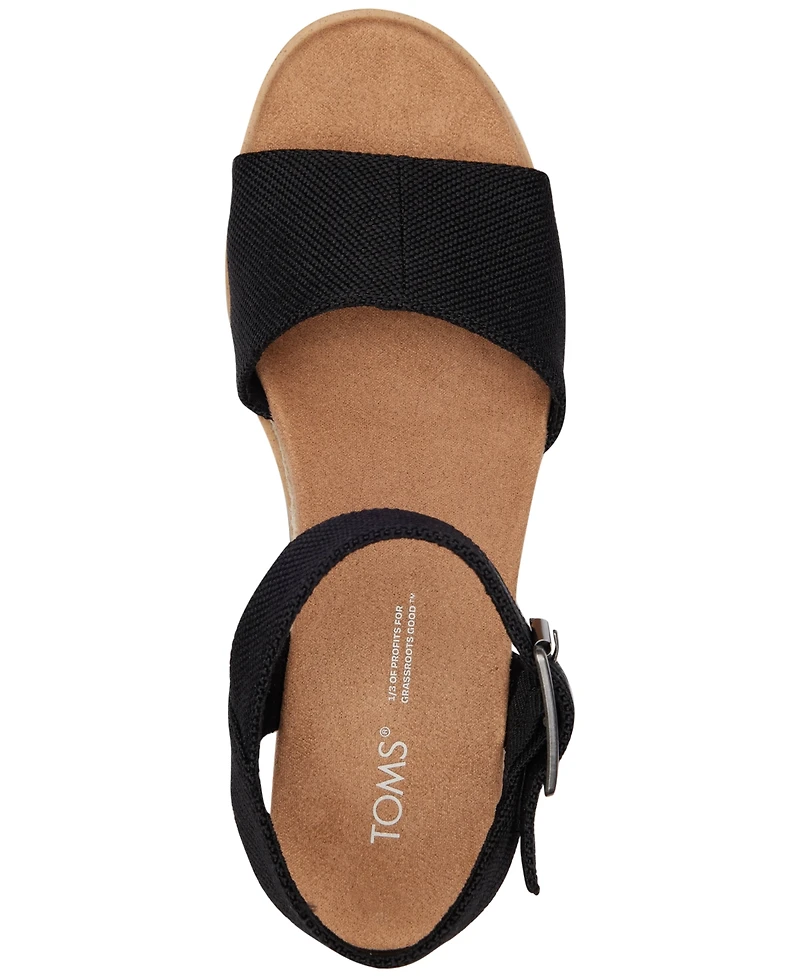 Toms Women's Diana Platform Wedge Sandals