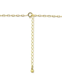 Giani Bernini Cubic Zirconia Octagon Bezel Solitaire Pendant Necklace, 16" + 2" extender, Created for Macy's
