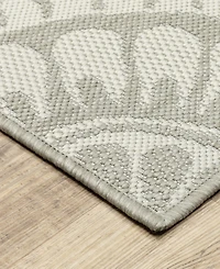 Oriental Weavers Portofino Outdoor 1832 1'10" x 7'3" Runner Area Rug