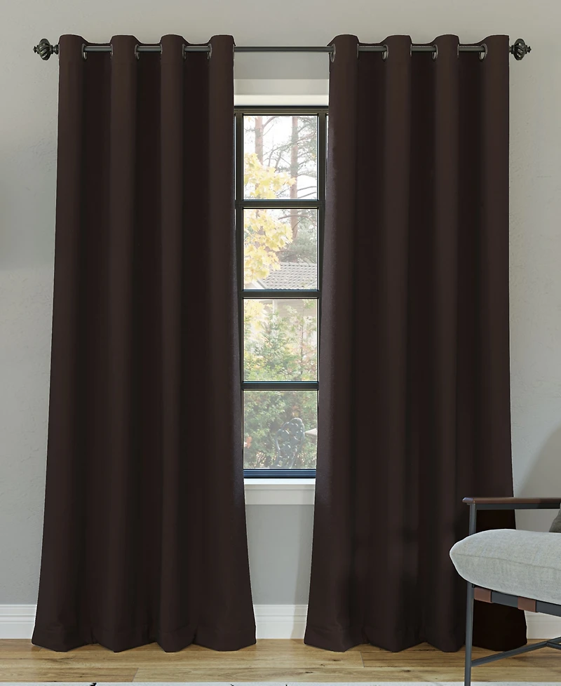 Oslo Theater Grade Extreme 100% Blackout Grommet Curtain Panel