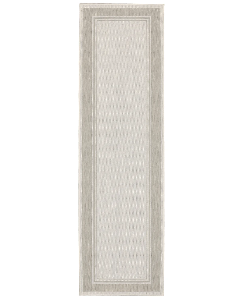 Oriental Weavers Portofino Outdoor 6765 1'10" x 7'3" Runner Area Rug