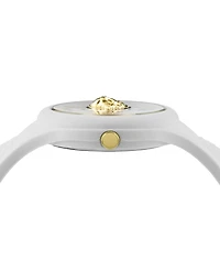 Versus Versace Women's 3 Hand Quartz Fire Island White Silicone Watch, 39mm