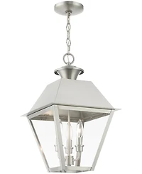 Livex Wentworth 3 Light Outdoor Large Pendant Lantern