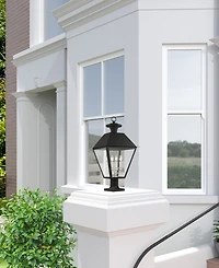 Livex Wentworth 4 Light Outdoor Post Top Lantern