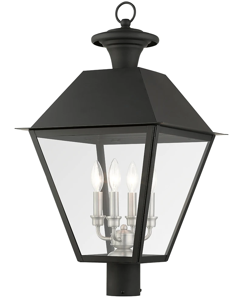 Livex Wentworth 4 Light Outdoor Post Top Lantern