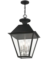 Livex Wentworth 4 Light Outdoor Pendant Lantern