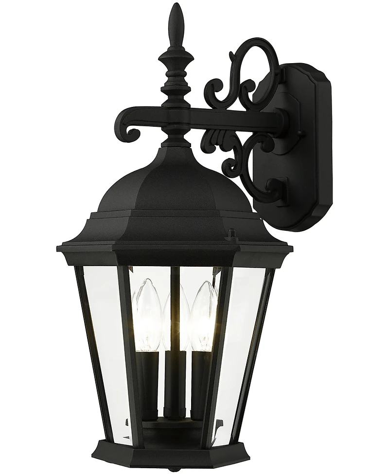 Livex Hamilton 3 Light Outdoor Wall Lantern