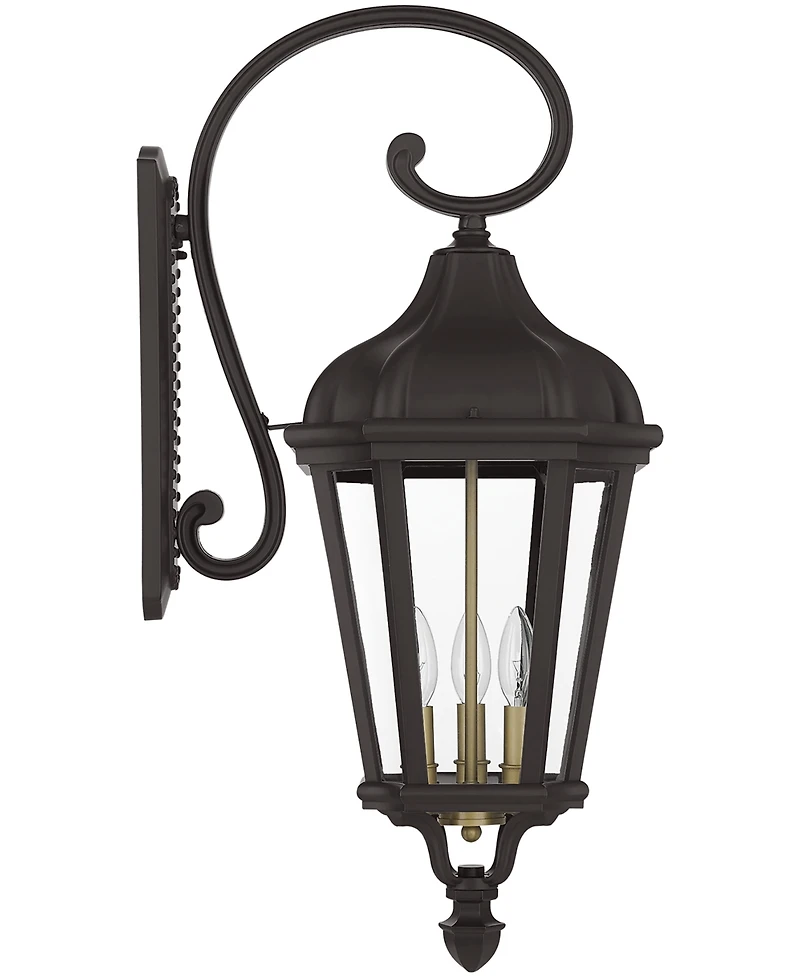 Livex Morgan 3 Light Outdoor Wall Lantern