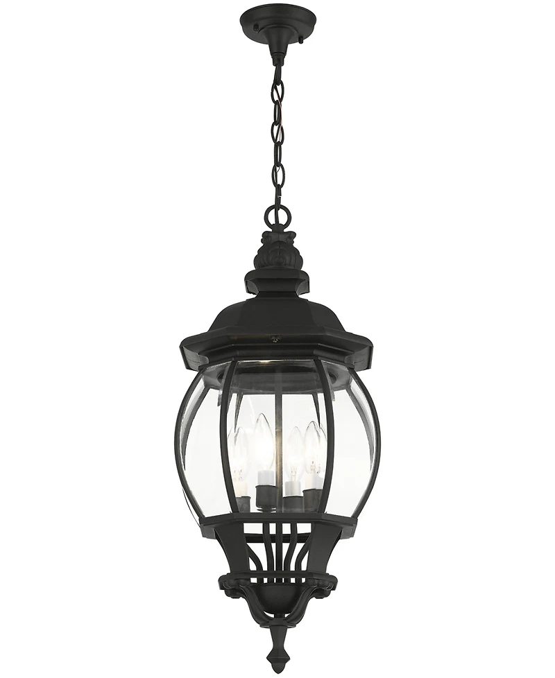 Livex Frontenac 4 Light Outdoor Pendant Lantern