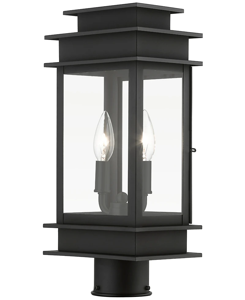 Livex Princeton 2 Light Outdoor Medium Post Top Lantern