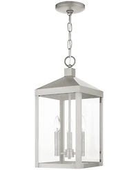 Livex Nyack 3 Light Outdoor Pendant Lantern