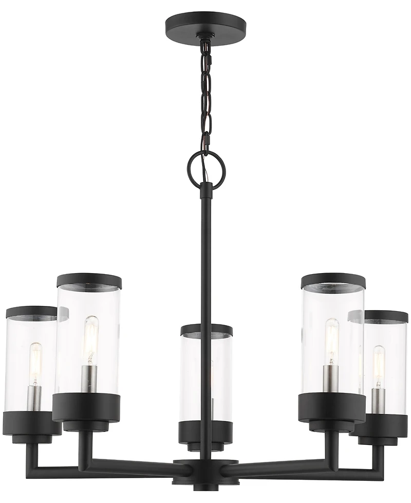 Livex Hillcrest 5 Light Outdoor Chandelier