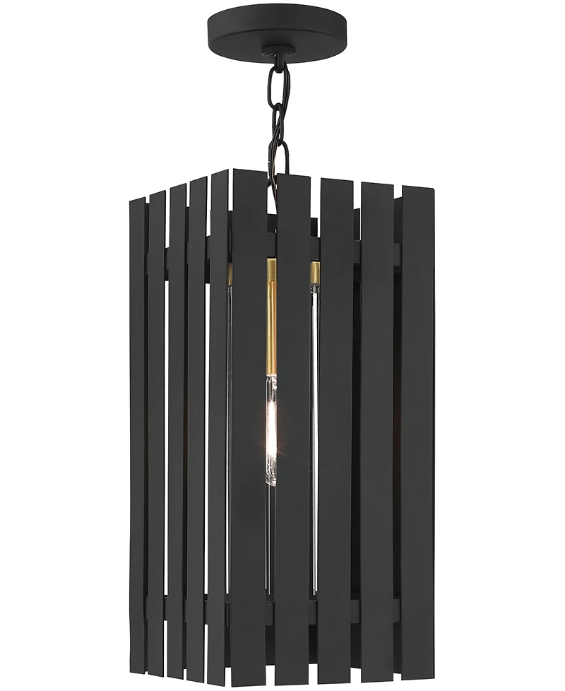 Livex Greenwick 1 Light Outdoor Pendant Lantern
