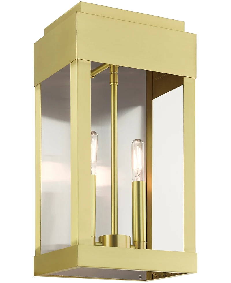 Livex York 2 Light Outdoor Wall Lantern