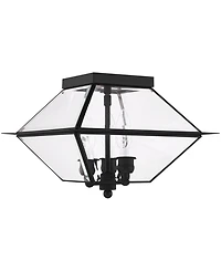 Livex Westover 3 Light Outdoor Ceiling Mount